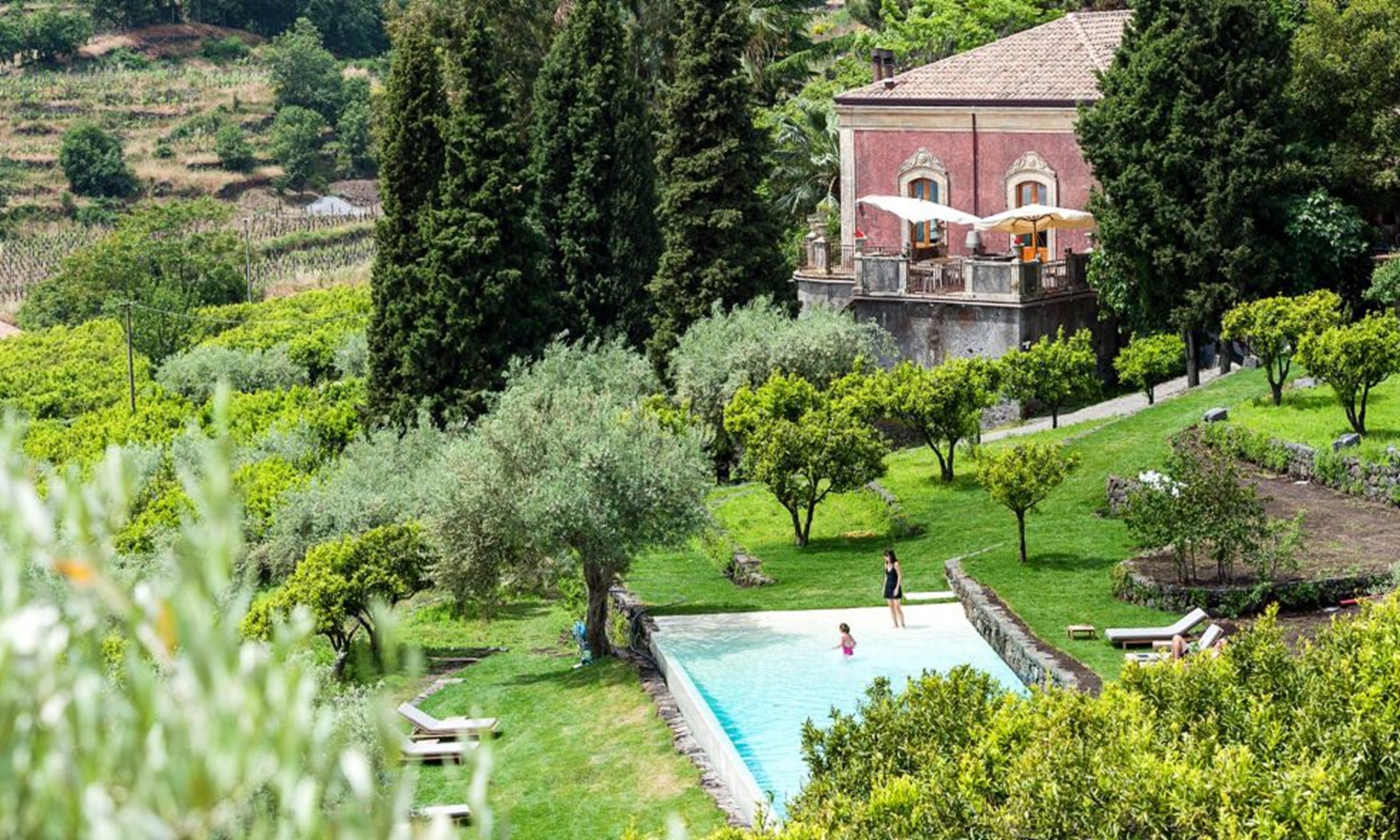 The restored Sicilian Bagli (traditional farmhouse) are rising in attractiveness among Chinese tourists, alongside historic villas in Tuscany, the Dolomites, the Cinque Terre, and Pompeii. Photo: Courtesy of Marco Leporati