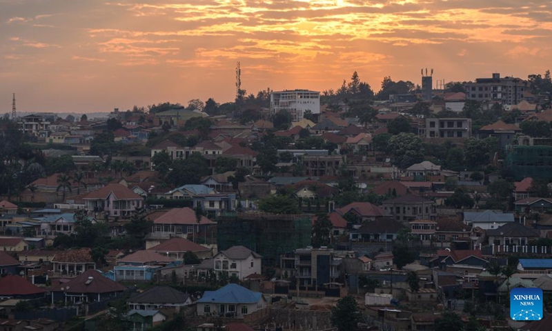 This photo taken on Sept. 28, 2025 shows a city view of Kigali, Rwanda. (Xinhua/Li Yahui)