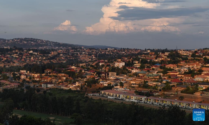 This photo taken on Sept. 28, 2025 shows a city view of Kigali, Rwanda. (Xinhua/Li Yahui)