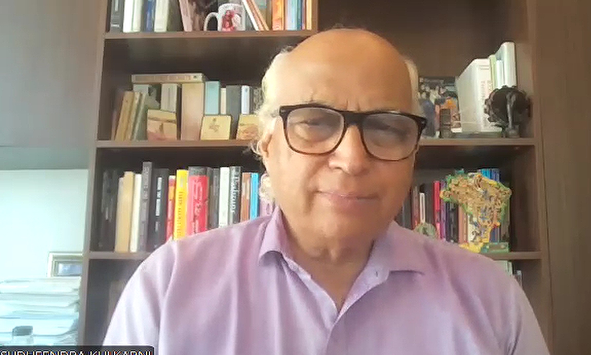 Indian scholar Sudheendra Kulkarni  Photo: Bai Yunyi/GT