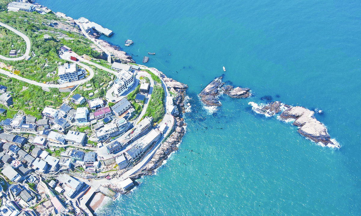 A view of the Dongji Islands archipelago, East China's Zhejiang Province. Photo: VCG