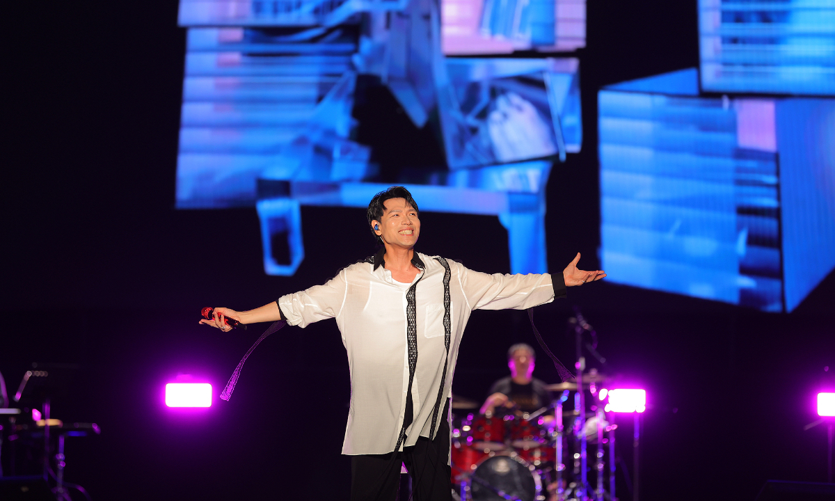 Aska Yang in a concert in Jiujiang, East China's Jiangxi Province in July, 2025. Photo: VCG 