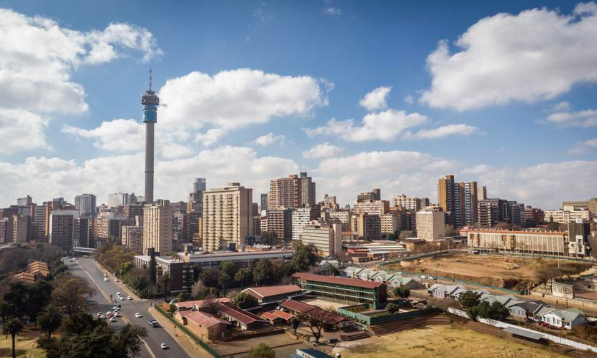This photo taken on Aug. 10, 2023, shows a view of Johannesburg, South Africa. (Xinhua)