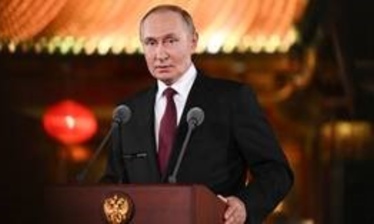 Russian President Vladimir Putin speaks to the press on September 3, 2025. Photo: RT