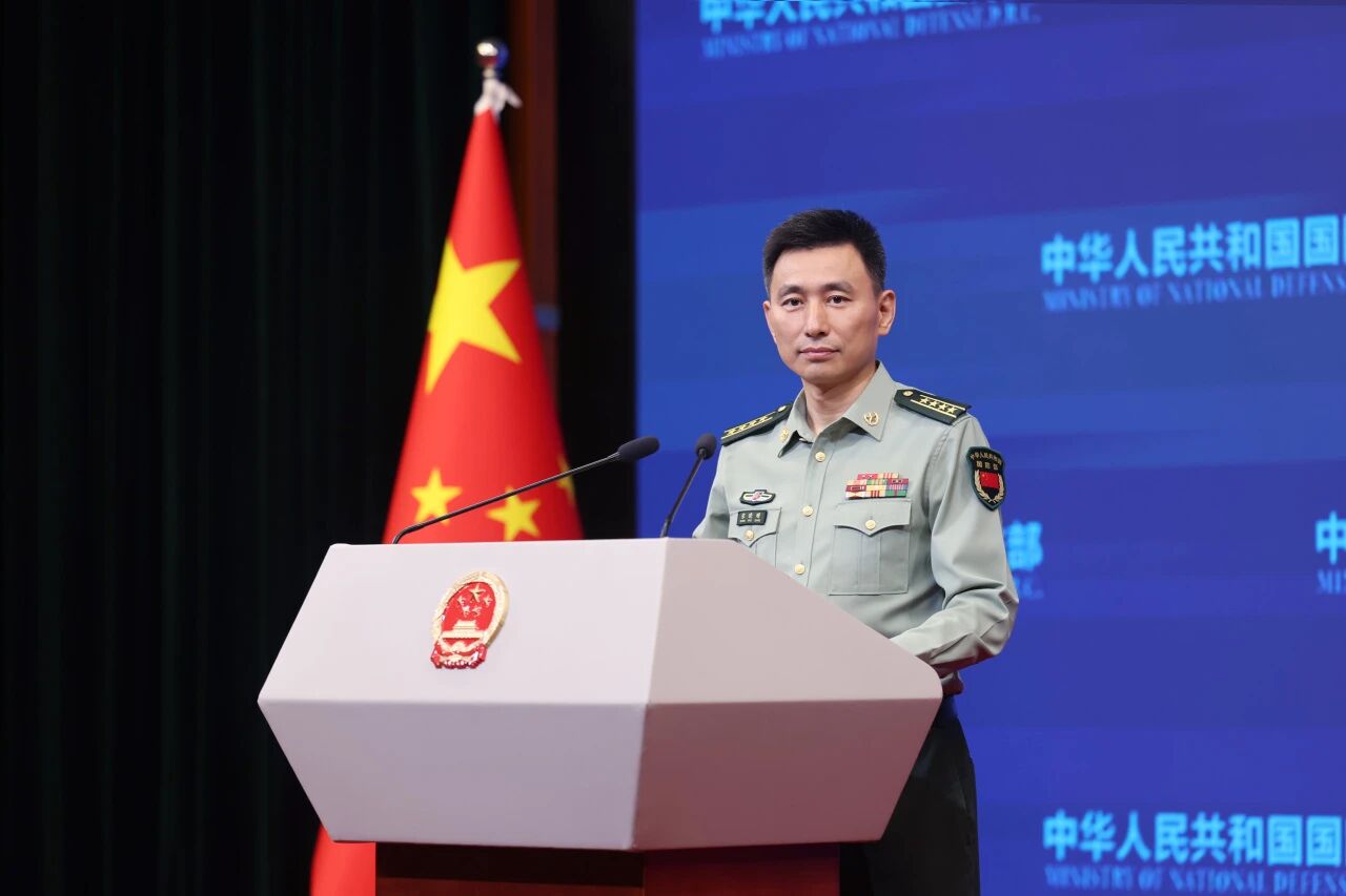 Zhang Xiaogang, a spokesperson for China's Ministry of National Defense Photo: Official WeChat account of China's Ministry of National Defense 