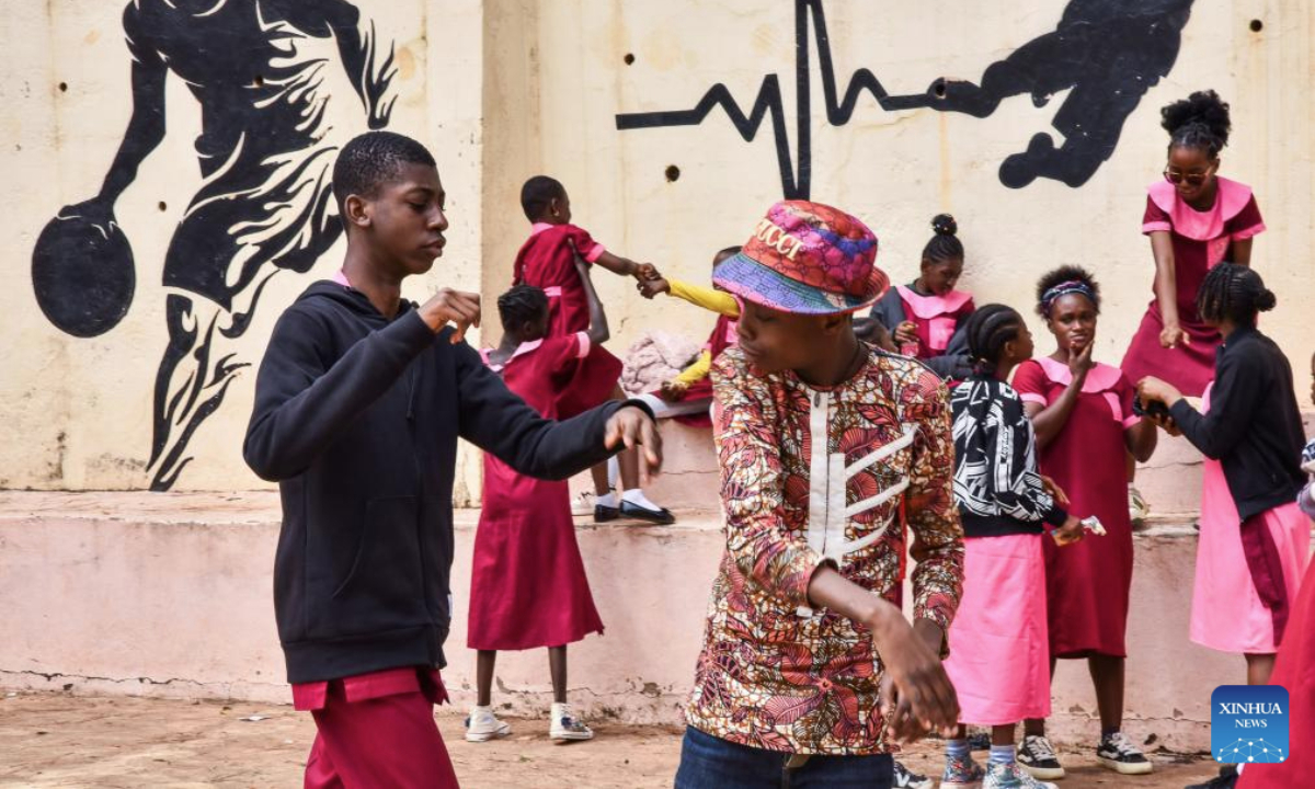 Students communicate in sign language at a special school for hearing-impaired children in Yaounde, Cameroon, Sept. 22, 2025.

The International Day of Sign Languages is observed annually on Sept. 23. (Xinhua/Kepseu)