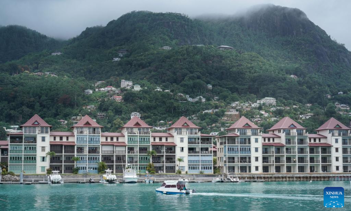 This photo taken on Sept. 26, 2025 shows the scenery on Mahe Island, Seychelles. Seychelles is an Indian Ocean archipelago comprising 115 islands. Mahe Island, the largest among all islands of the nation, is home to the capital city Victoria and a renowned tourist destination. (Xinhua/Han Xu)
