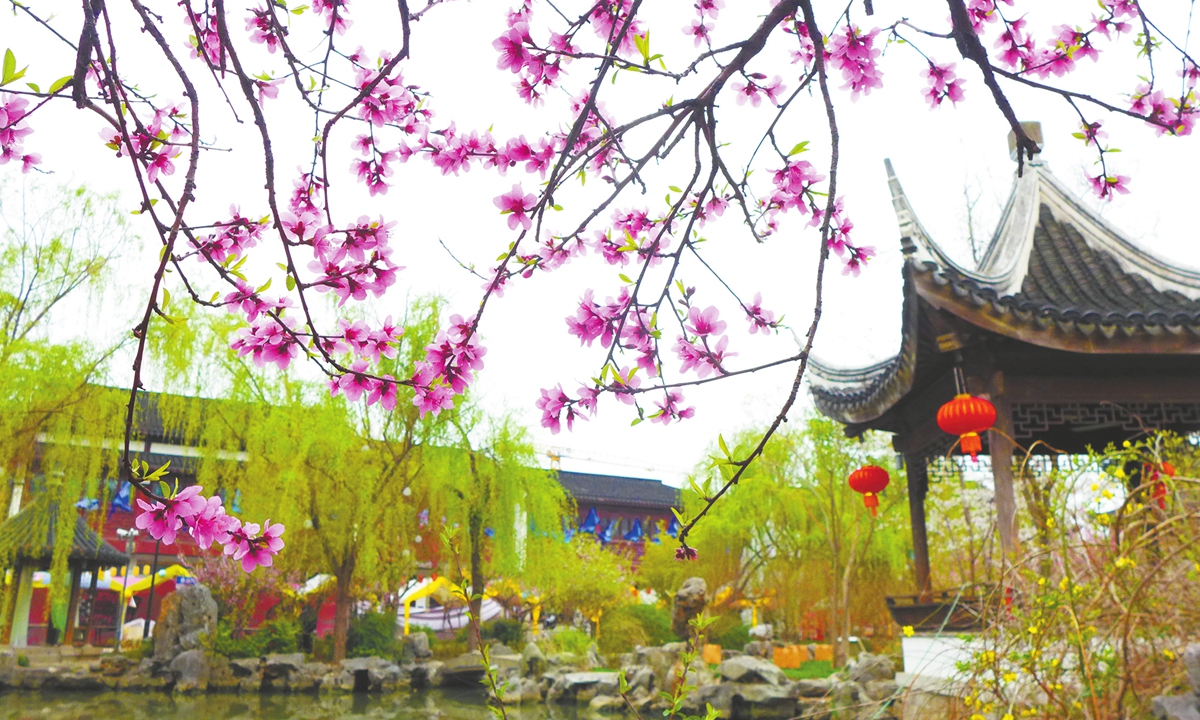 A scene in the Taohuawu historical and cultural district of Suzhou, East China's Jiangsu Province Photo: VCG