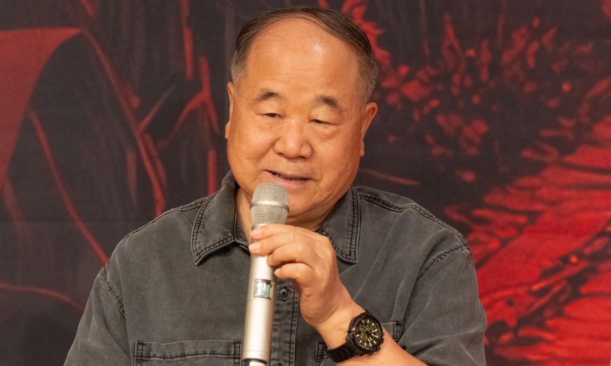 Chinese Nobel laureate Mo Yan 