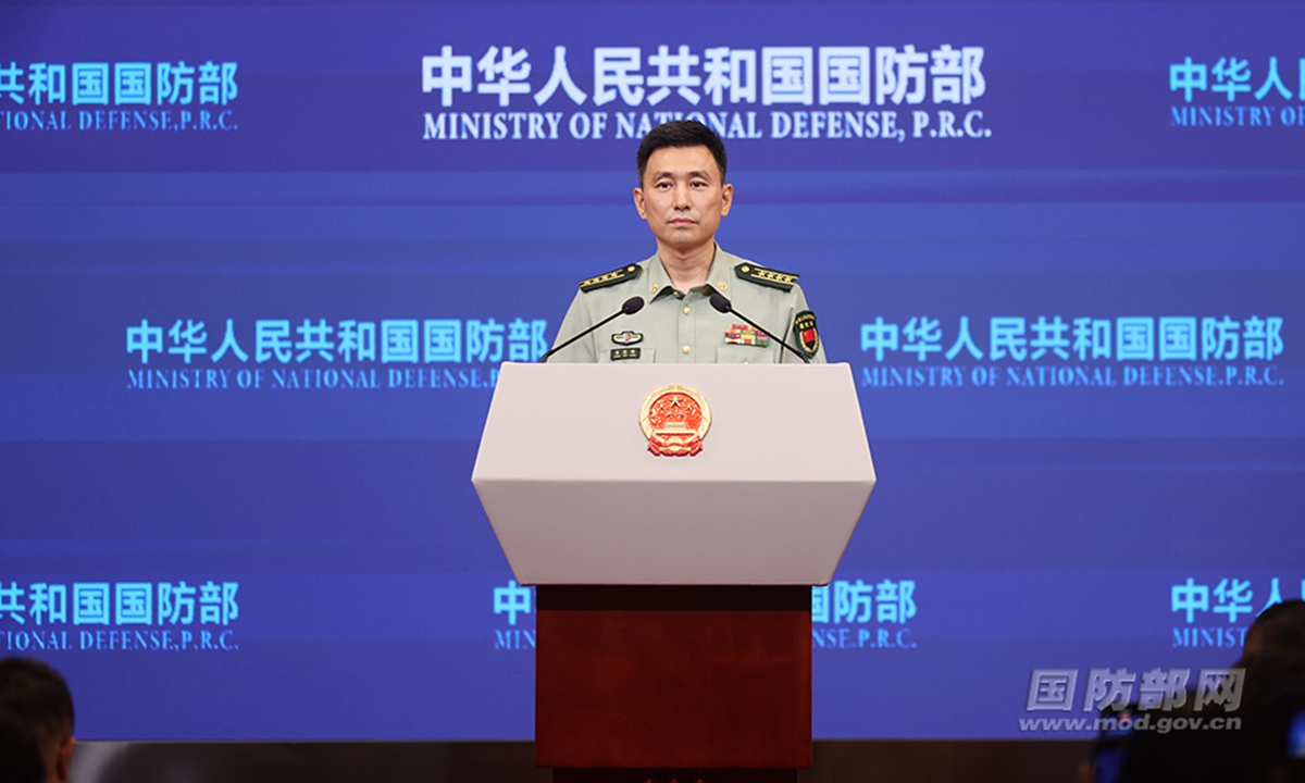 Zhang Xiaogang, spokesperson for China's Ministry of National Defense