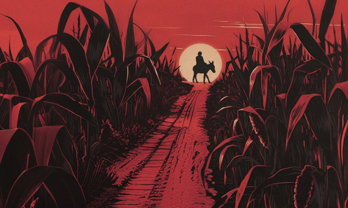 Promotional material for opera <em>Red Sorghum</em> Photo: Courtesy of National Centre for the Performing Arts 