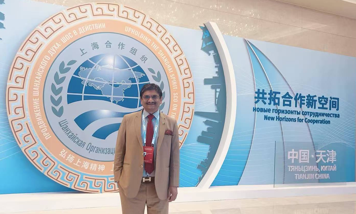 Muhammad Asif Noor,  secretary general of the Pakistan-SCO Friendship Forum and executive director of the Institute of Peace and Diplomatic Studies Photo: Courtesy of Noor