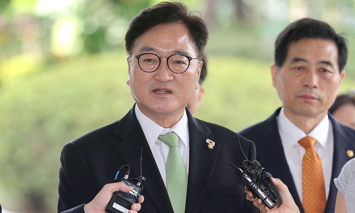 South Korean National Assembly Speaker Woo Won-shik Photo: VCG