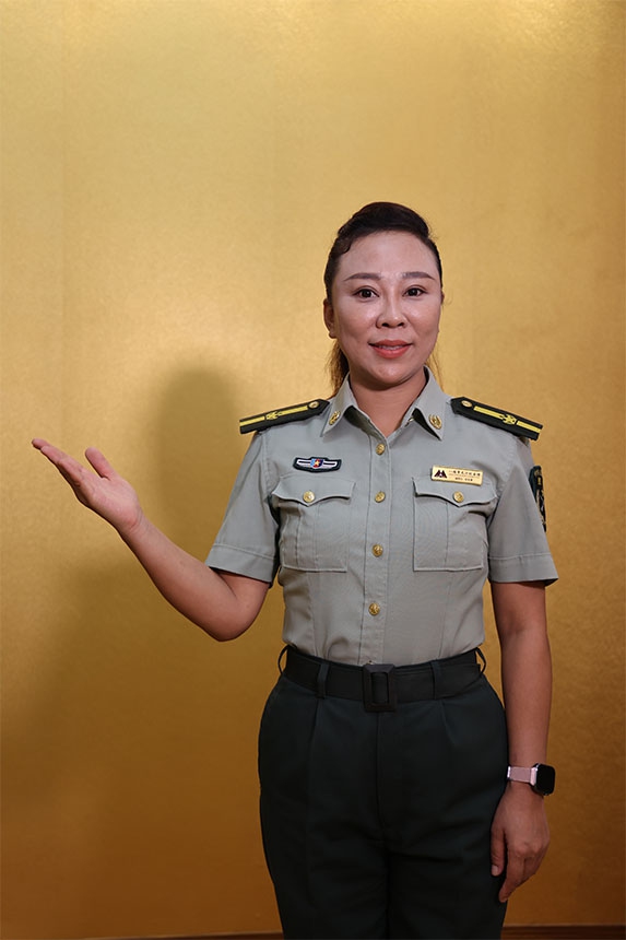 Tian Yuehui, deputy director of the Taihang Memorial Museum of the Eighth Route Army