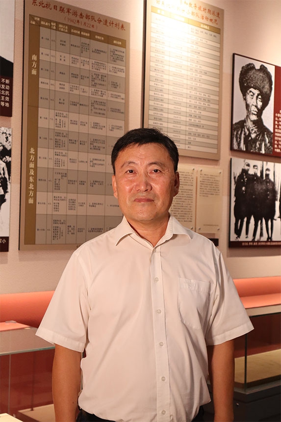 Liu Qiangmin, former director of the Northeast China Revolutionary Martyrs' Memorial Hall 