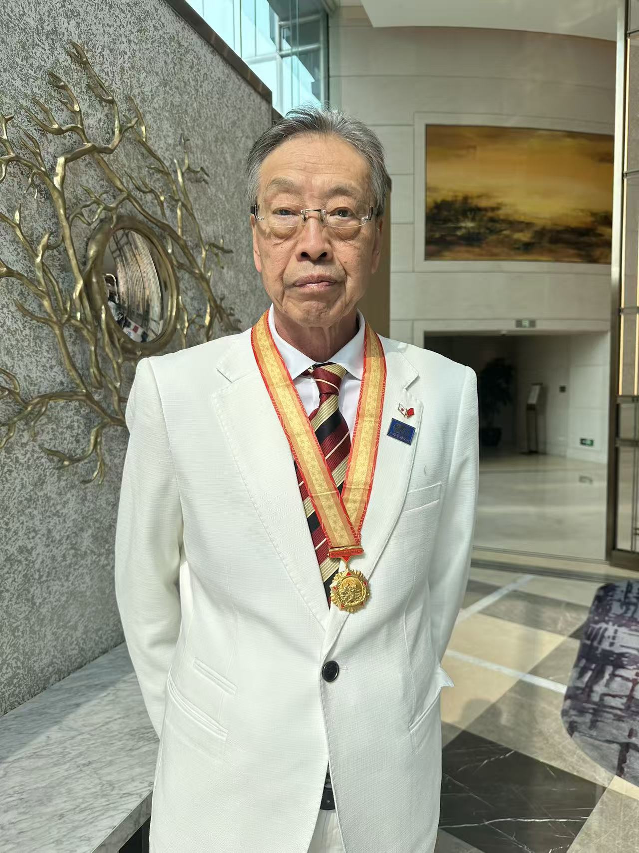 Yokichi Kobayashi, the son of Kiyoshi Kobayashi, a Japanese veteran of China's Eighth Route Army Photo: Ding Yazhi/GT