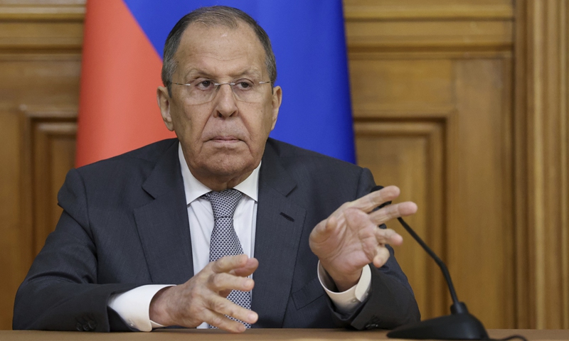 Russian Foreign Minister Sergey Lavrov Photo: VCG