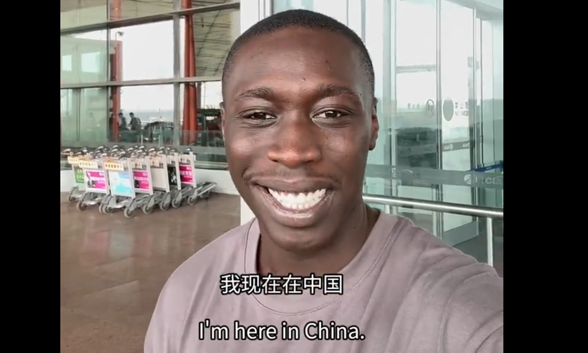 Photo: Screenshot from a post from Senegalese-Italian influencer Khaby Lame's Sina Weibo account