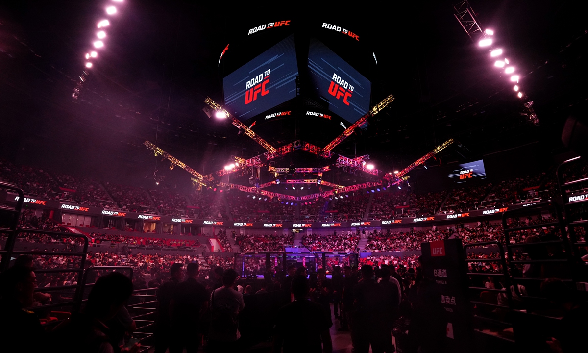 A general view during the Road to UFC event at Shanghai Indoor Stadium on August 22, 2025 in Shanghai. Photo: VCG