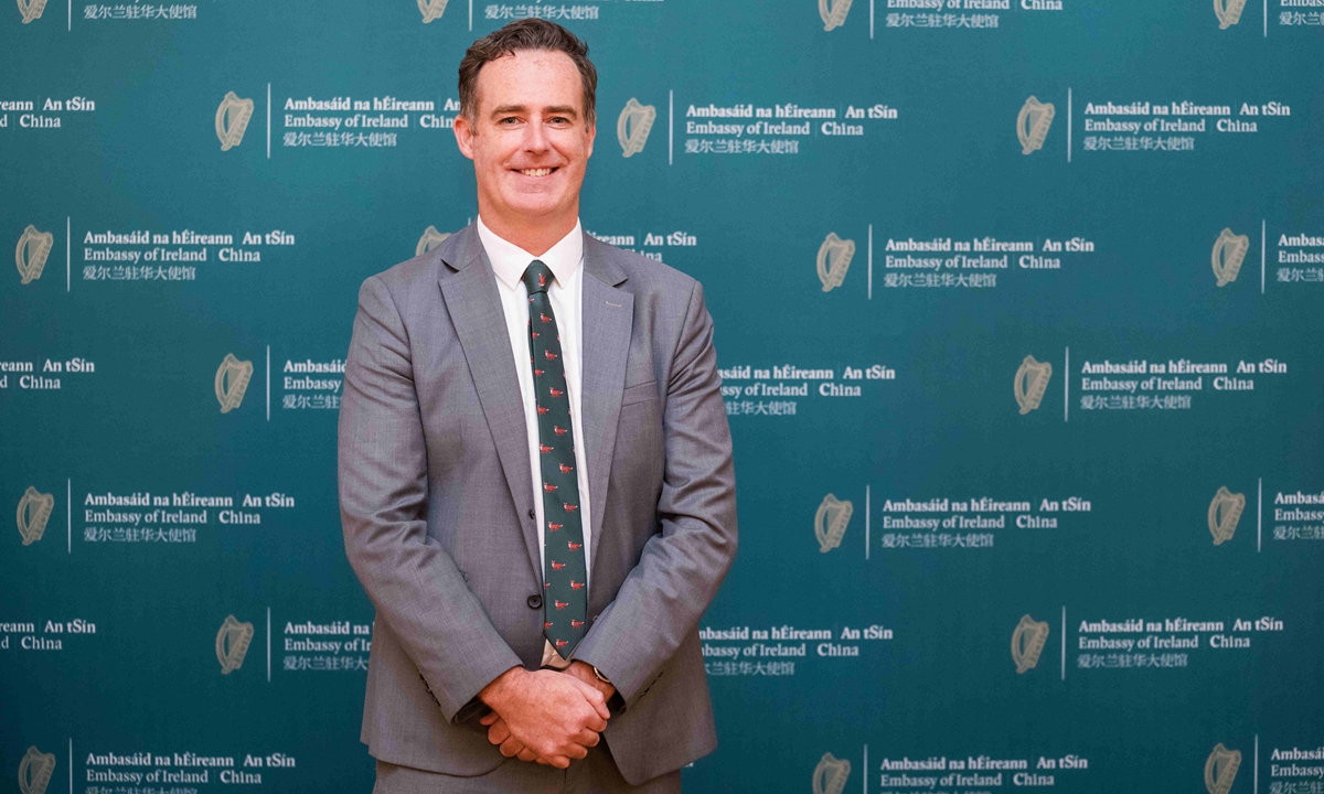 Deputy Head of Mission of the Embassy of Ireland in China Barry Mulligan Photo: Chen Tao/GT