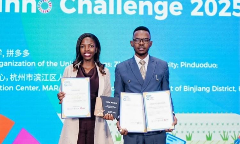 The gold prize-winning SafeSip team