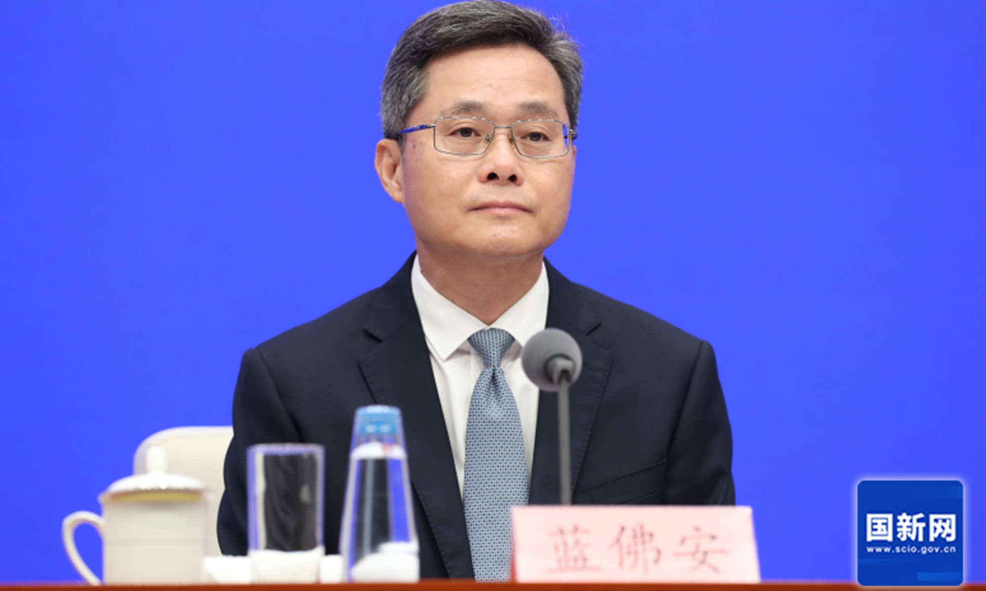Chinese Finance Minister Lan Fo'an Photo: State Council Information Office website