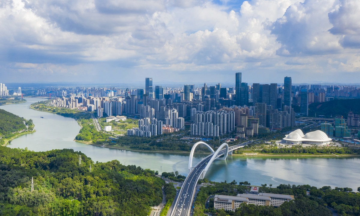 A view of Nanning, South China's Guangxi Zhuang Autonomous Region Photo: VCG