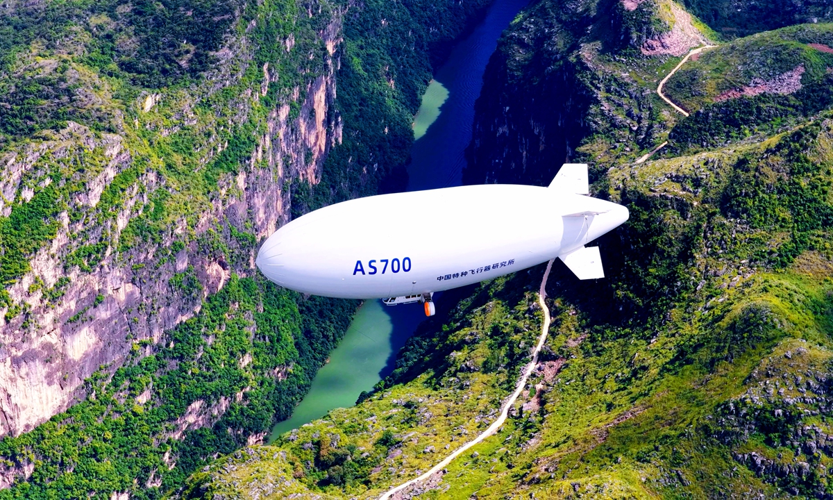 The Xiangyun AS700 airship Photo: Courtesy of the Special Vehicle Research Institute under the Aviation Industry Corporation of China