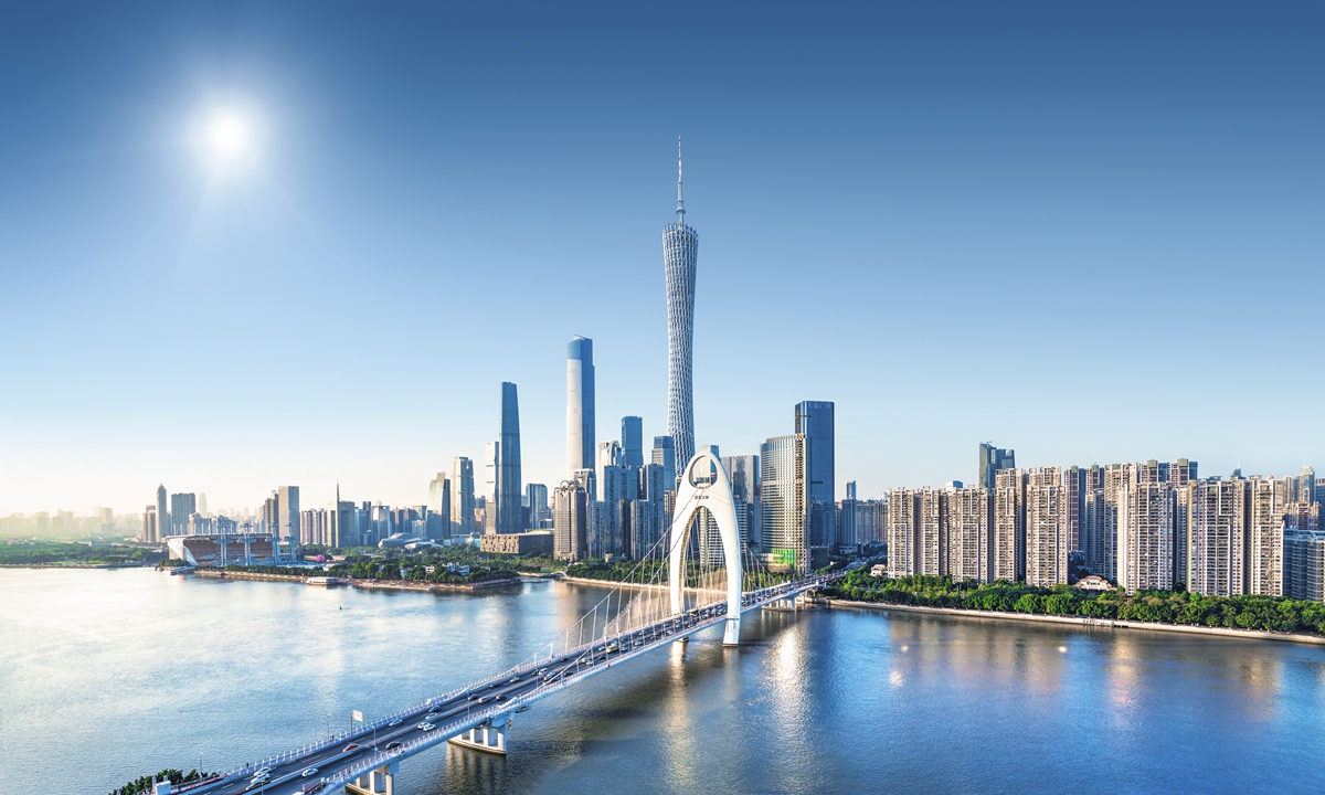 A city view of Guangzhou in South China's Guangdong Province Photo: VCG