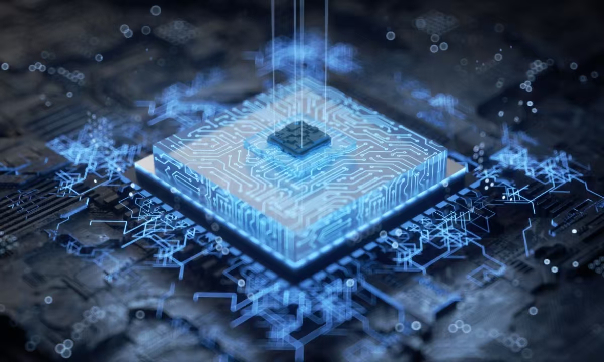 A concept picture of 5G chip Photo: VCG