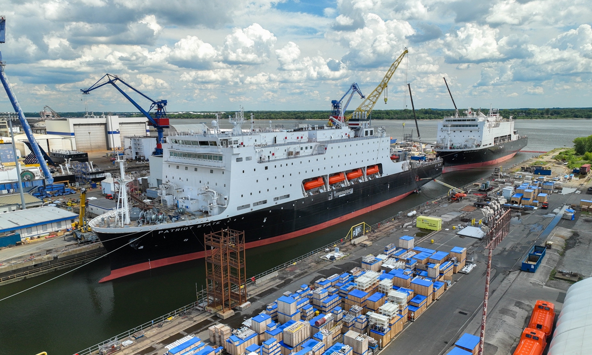 An outfitting dock of Hanwha Philly Shipyard, a US company owned by Hanwha Ocean Photo: Official website of Hanwha Philly Shipyard