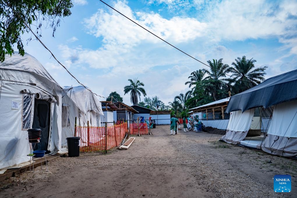 This photo shows an Ebola treatment center in the Bulape health zone, the Democratic Republic of the Congo (DRC), Oct. 17, 2025. The World Health Organization (WHO) said Sunday that health authorities could declare the end of the current Ebola outbreak in the Democratic Republic of the Congo (DRC) in early December if no new cases are detected before then. (Photo: Xinhua)