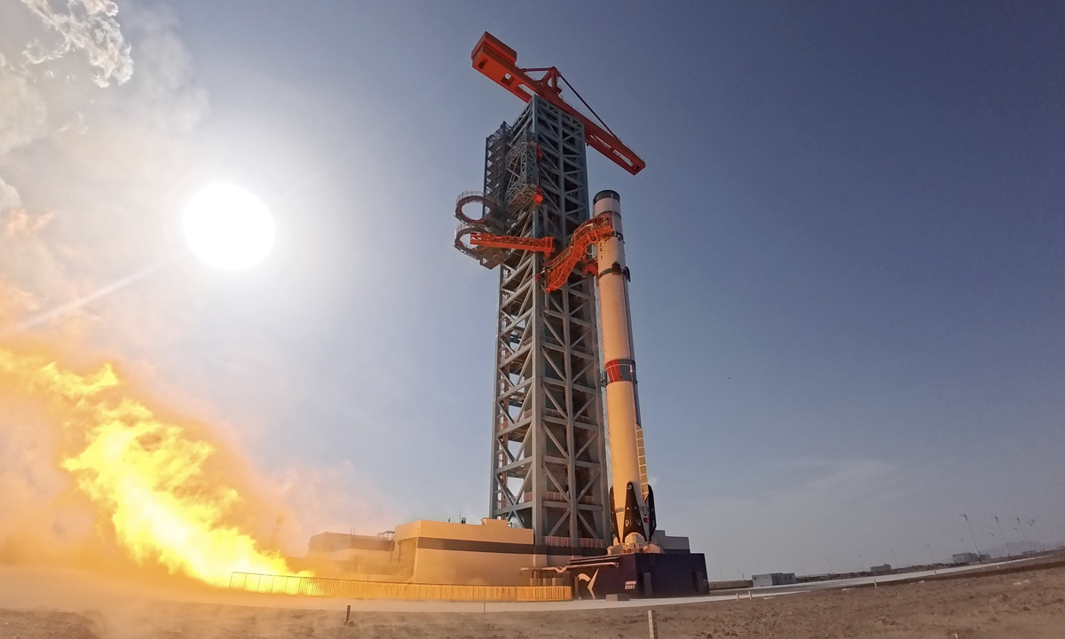 Zhuque-3 reusable rocket. Photo: courtesy of LandSpace