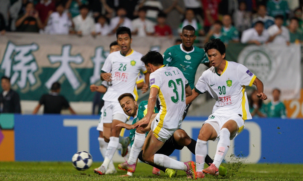 AFC Champions League Two Group E Tai Po vs Beijing Guoan  Photo: VCG
