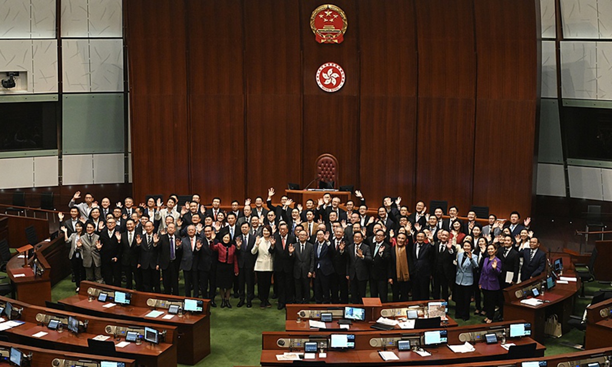 The Seventh Legislative Council of the Hong Kong Special Administrative Region concludes all meetings for its current session on October 23, 2025.  Photo: VCG