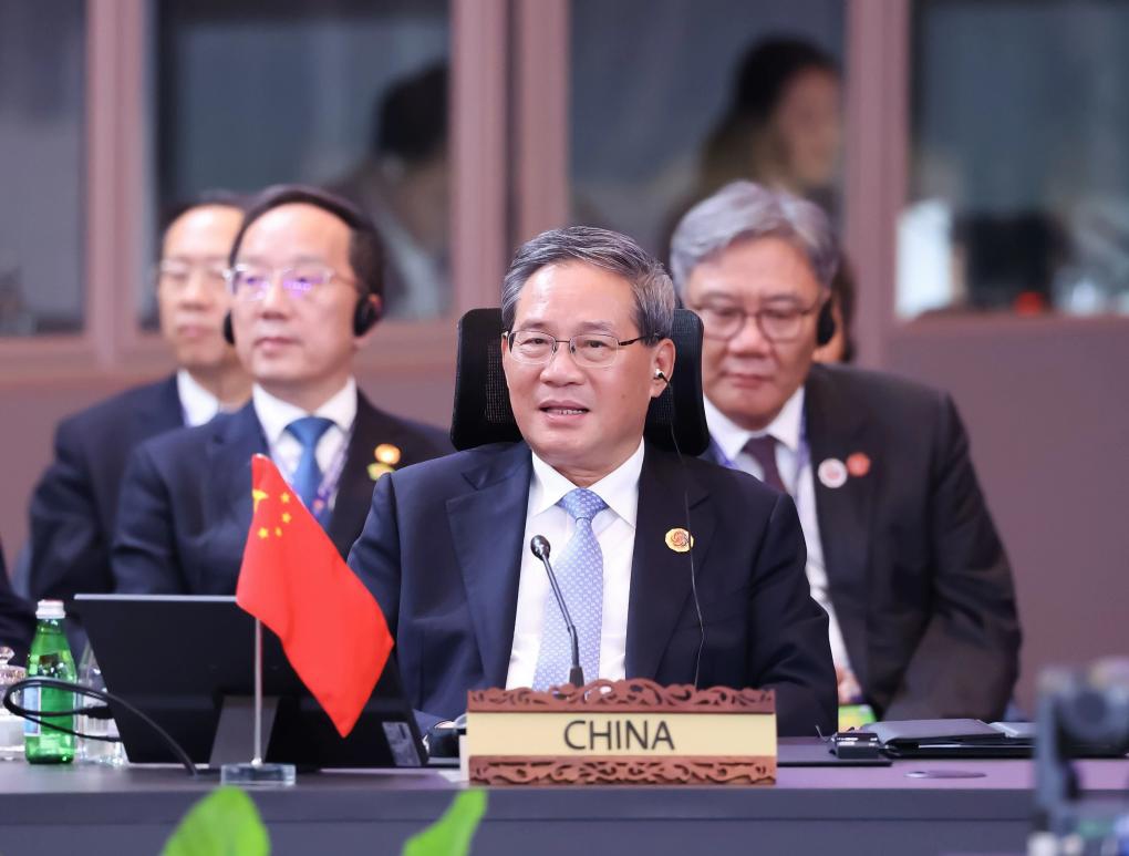 Chinese Premier Li Qiang attends the 20th East Asia Summit in Kuala Lumpur, Malaysia, Oct. 27, 2025. (Photo: Xinhua)