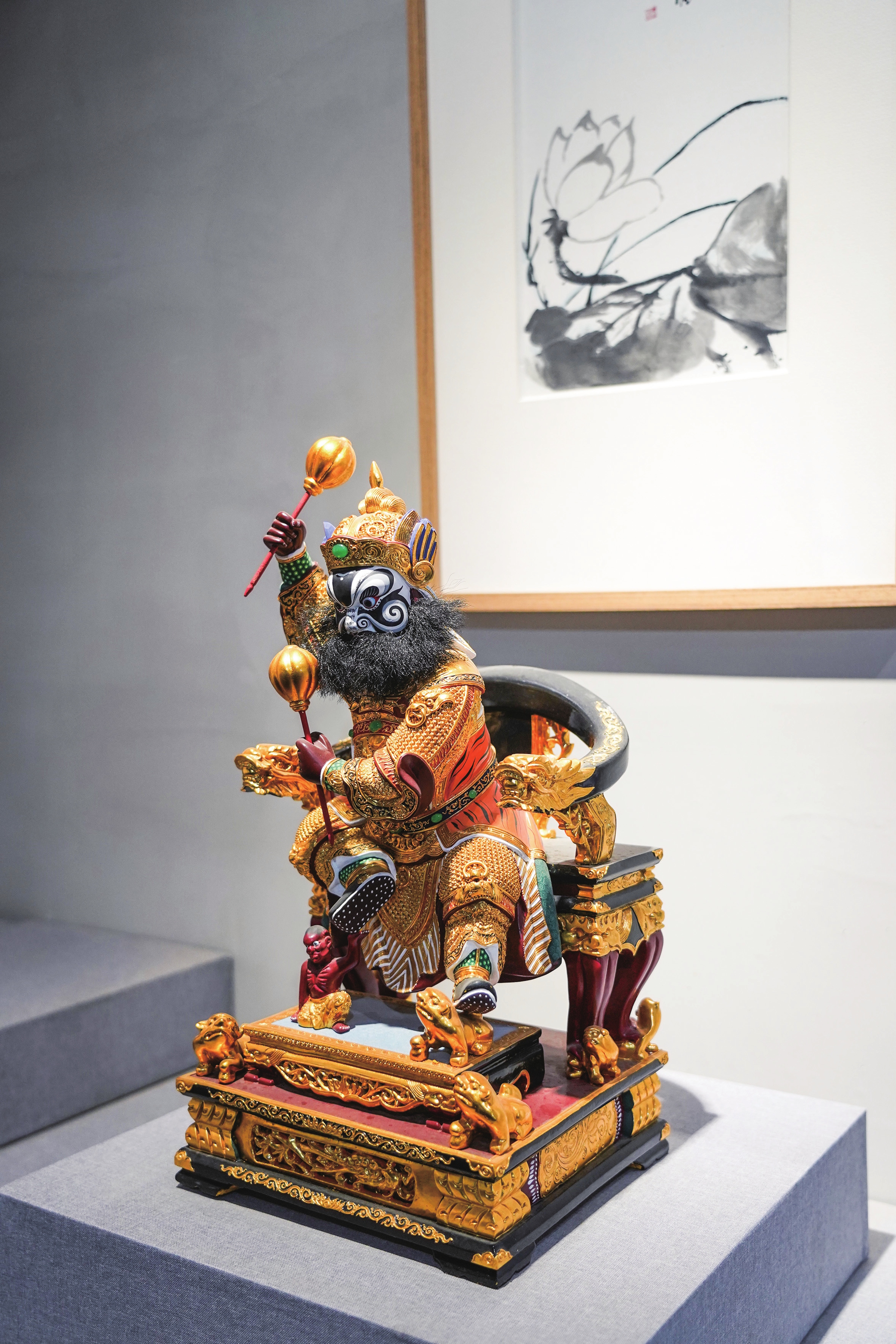 Traditional Zhepingguo Buddhist sculpture 