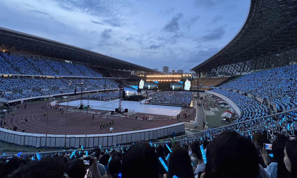 Zhou Shen's tour concert held in Guiyang, Guizhou Province Photo: VCG
