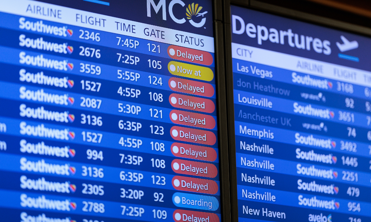 Over 2,000 flights canceled across US as federal gov't shutdown enters ...