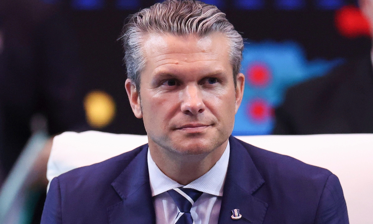 US Defense Secretary Pete Hegseth attends the Association of Southeast Asian Nations (ASEAN)-United States Defence Ministers' High Tea, as part of the ASEAN Defense Ministers' meeting, in Kuala Lumpur, Malaysia, Saturday, Nov. 1, 2025. Photo: VCG