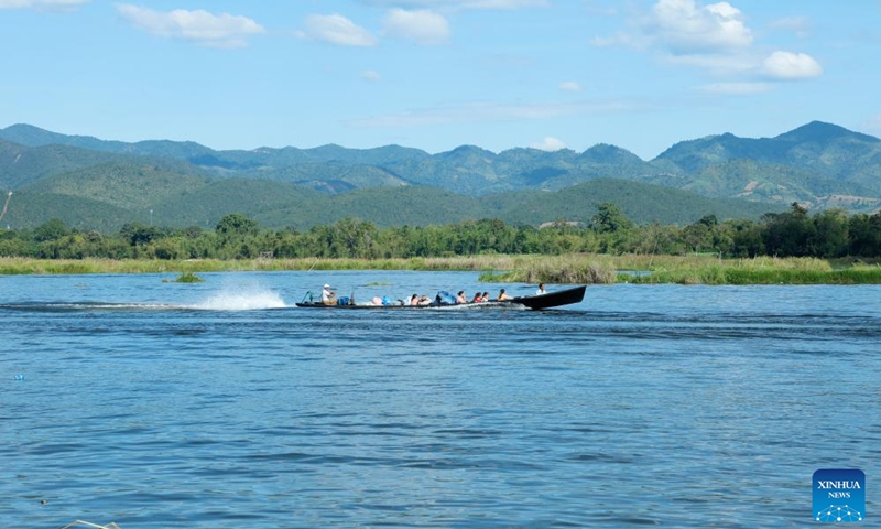This photo taken on Oct. 31, 2025 shows a view of Inle Lake at Nyaungshwe township in Shan state, Myanmar. (Photo: Xinhua)
