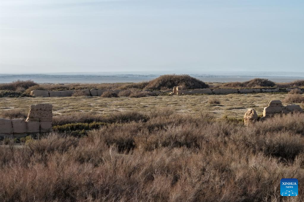 A drone photo taken on Nov. 18, 2025 shows a group of tombs in the ruins of Suoyang City in Guazhou County, Jiuquan City, northwest China's Gansu Province. Located in the Gobi Desert to the southeast of today's Suoyang Town, the ruins of Suoyang City, which used to play a pivot role in boarder defense and transportation in the olden times, consist of the Suoyang City site, the Ta'er temple, remains of an irrigation canal system, and a group of tombs.

The site of Suoyang City is also one of the constituent locations of the Routes Network of Chang'an-Tianshan Corridor of the Silk Road inscribed on the UNESCO World Heritage List in 2014. (Xinhua/Lang Bingbing)