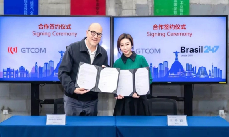 Leonardo Attuch and Wang Danying. Photo: GTCOM