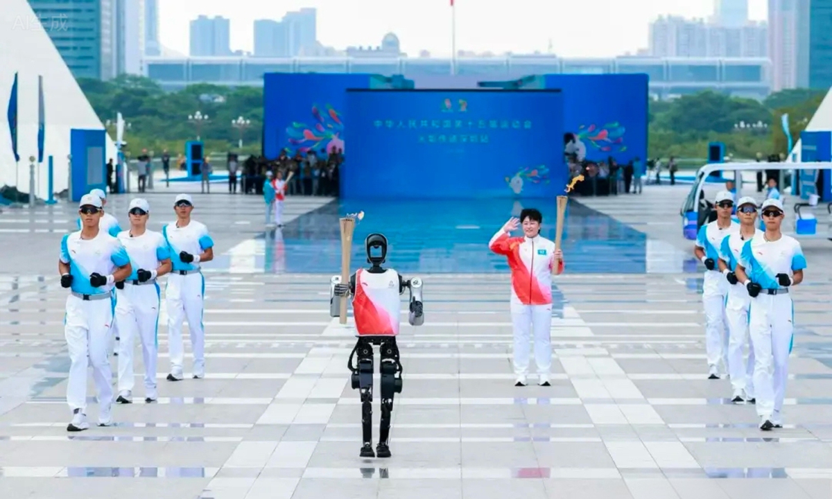 5G-A-Powered Embodied Intelligence Torchbearers Shine at 15th National Games of China
