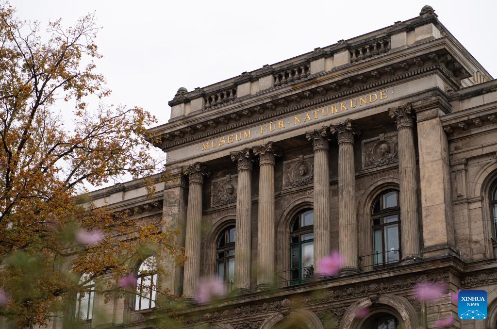 The Museum of Natural History is pictured in Berlin, Germany, Nov. 1, 2025. The Museum of Natural History is open for free from Saturday to Sunday as the Berlin Science Week CAMPUS. Activities including live talks, workshops, exhibitions are carried out during the two-day event. (Photo: Xinhua)