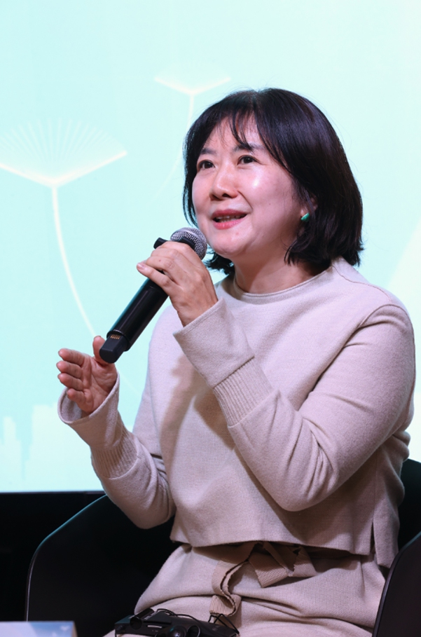 South Korean writer Lee Jee Photo: Chen Tao/GT