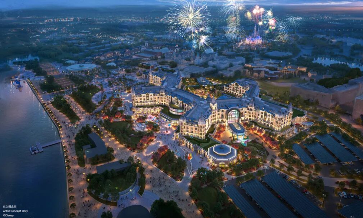 The toncept photo of Shanghai Disney Resort fourth hotel Photo: Screenshot of Shanghai Disney Resort's official WeChat account