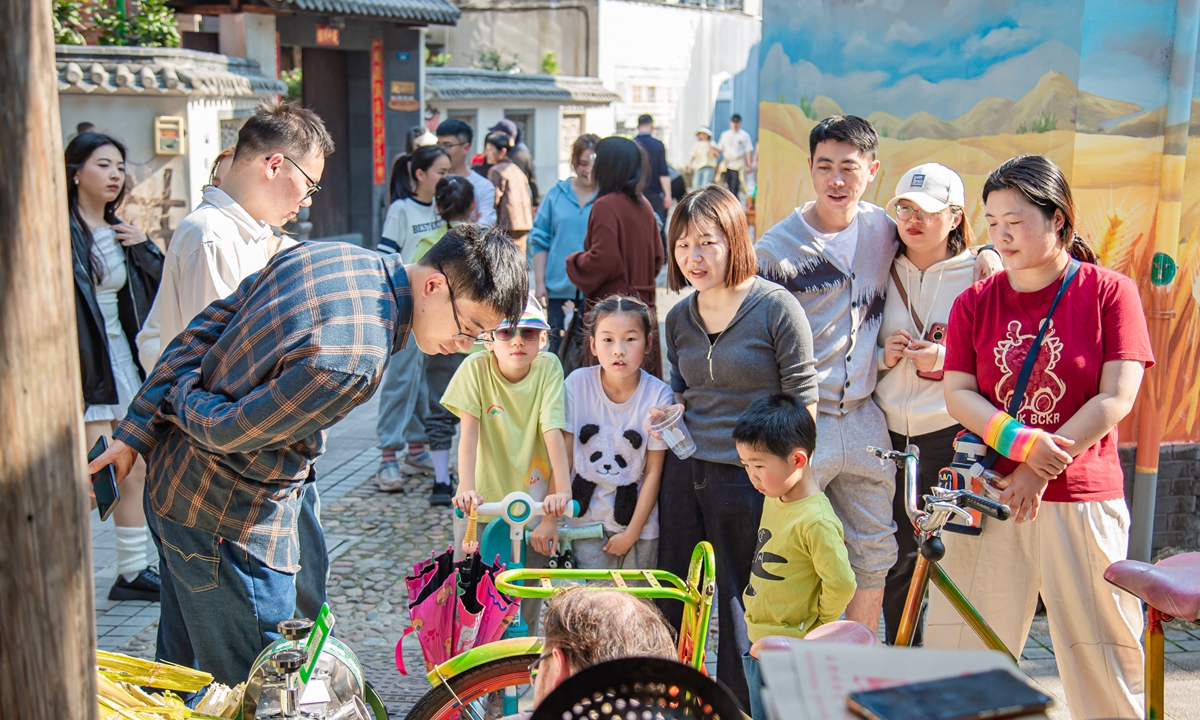 A view of the Common Prosperity Mmarkets in Lizu village Photo: Courtesy of Jin Jing