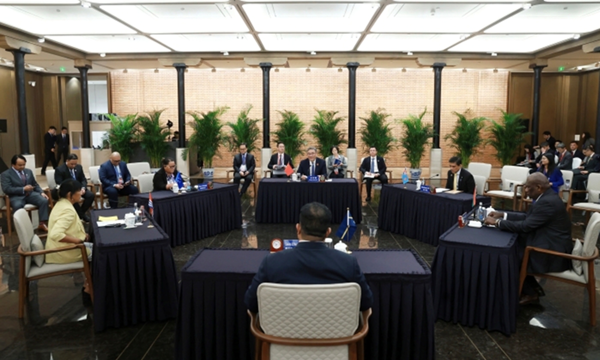 China, 5 Pacific Island nations ink deal to deepen partnership; 'move boosts cooperation in marine economy and green development'