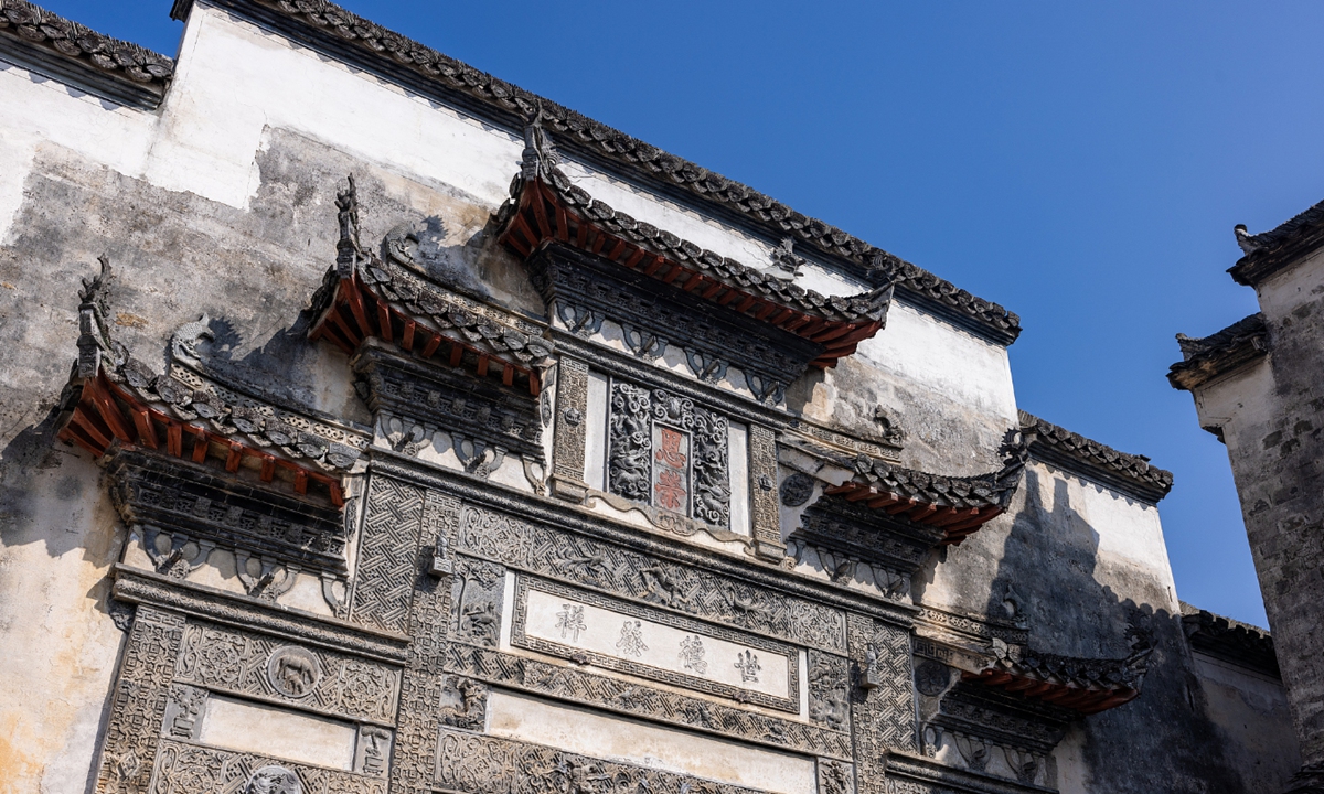 An ancient building in Hongcun village, Yixian county, East China's Anhui Province Photo: VCG